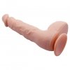Duże realistyczne dildo żylaste na przyssawce 24 cm
